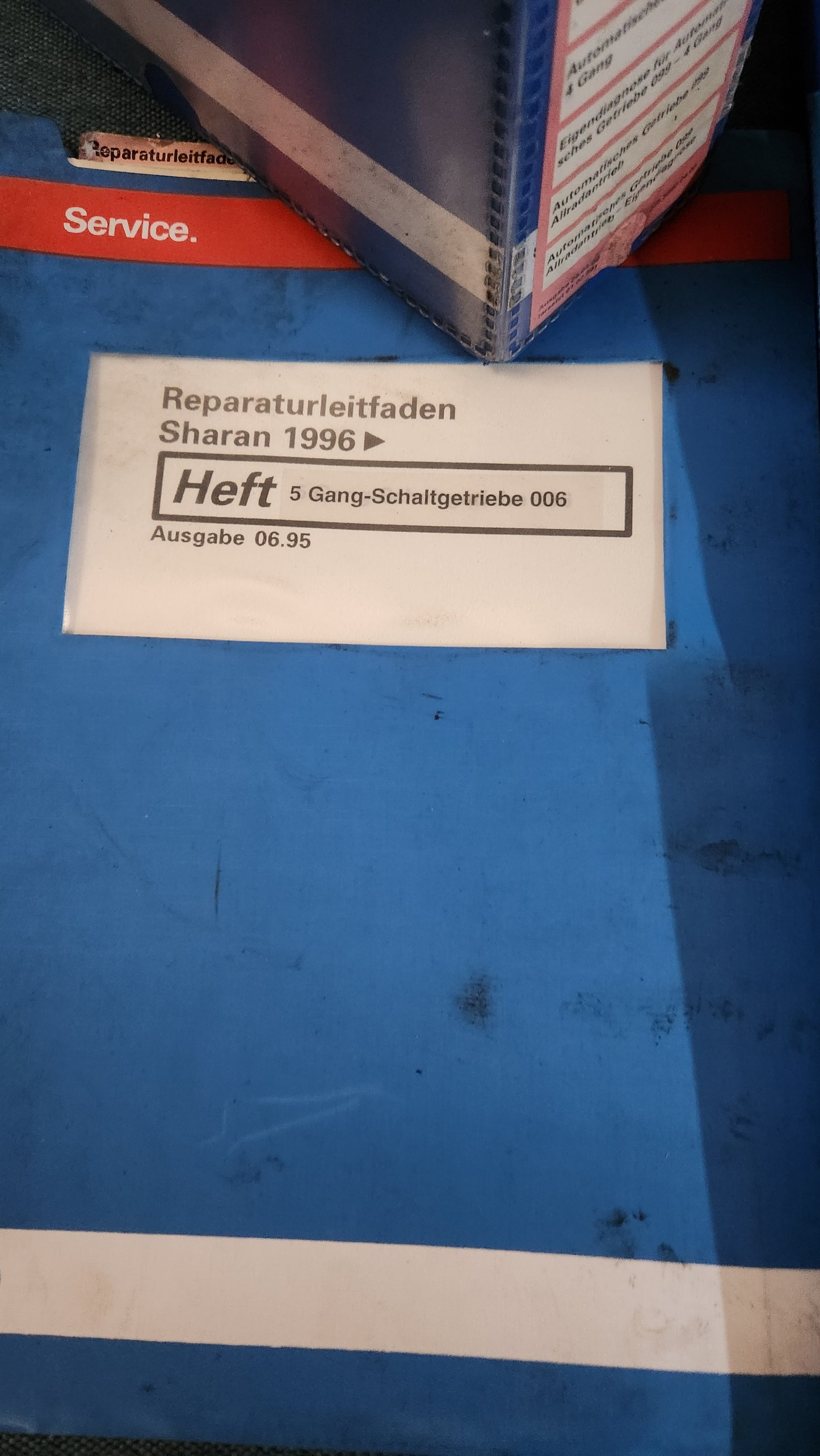 Vw Sharan Reparaturleitfaden Werkstattbuch