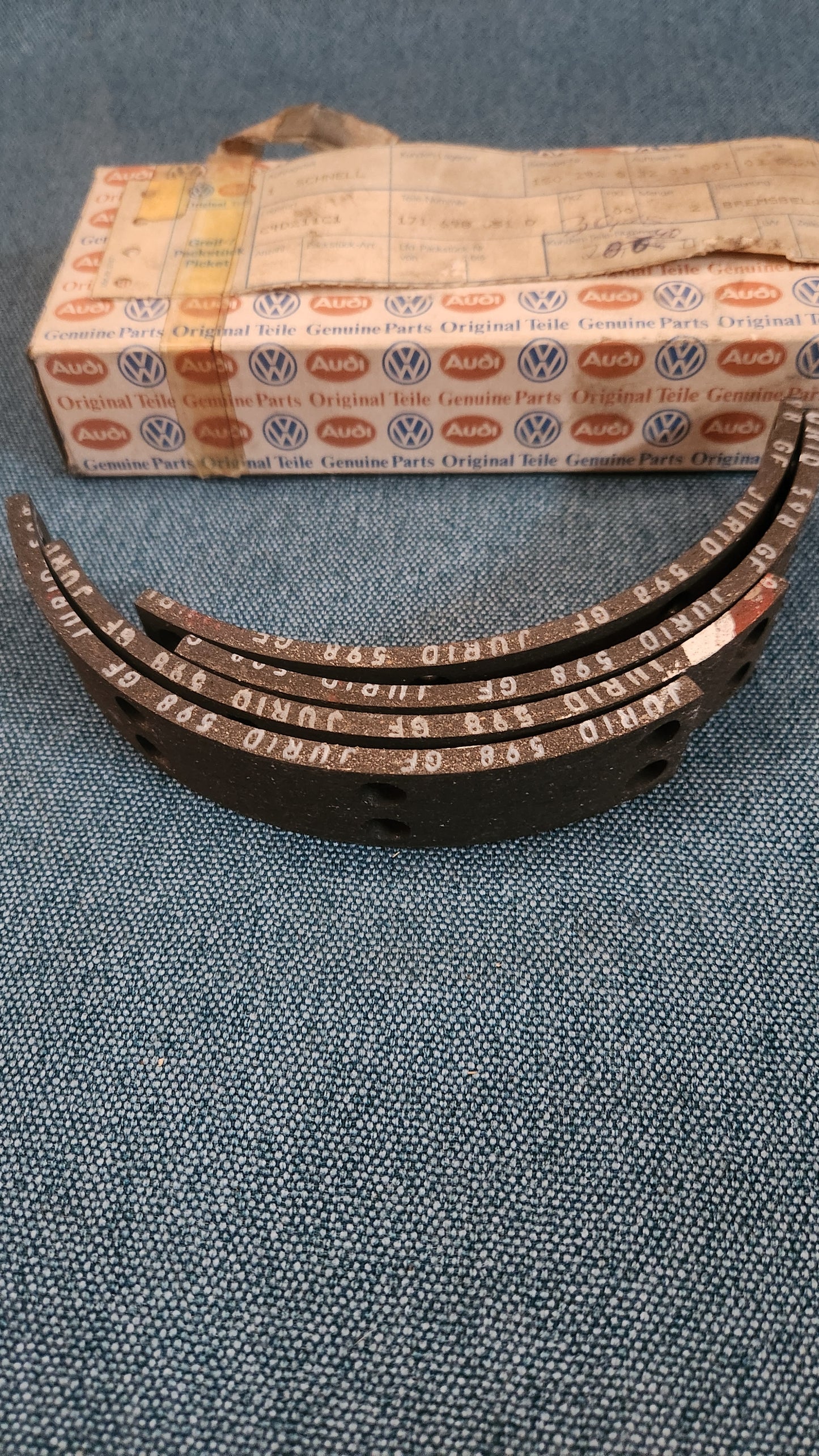 Bremsbeläge für Trommelbremse Golf/Jetta/Scirocco/1/2/Passat B1/Polo/1/86C 171698051D NOS G7