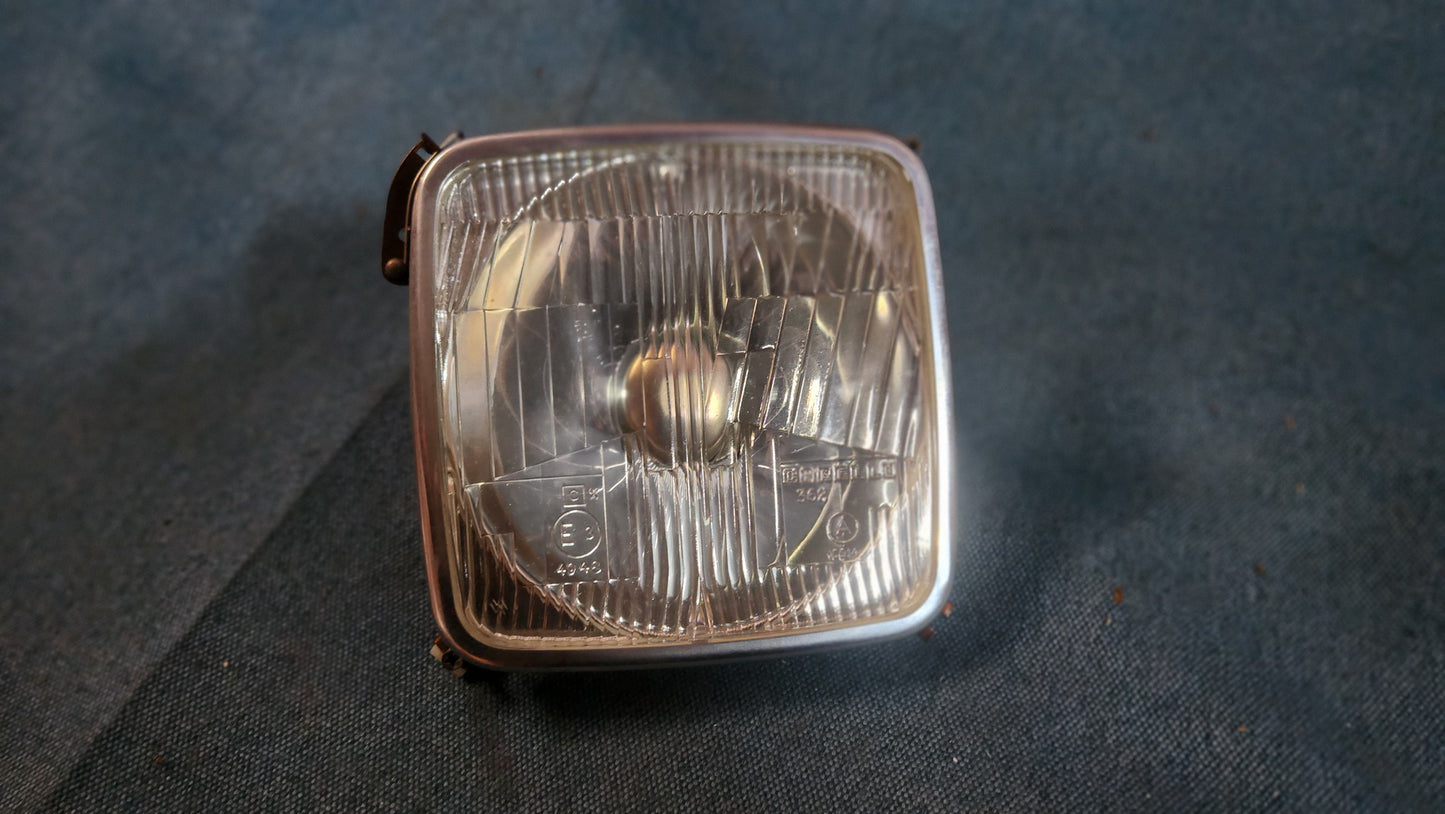 Scheinwerfer außen Fiat 125 Carello 07.350.800 NOS B3