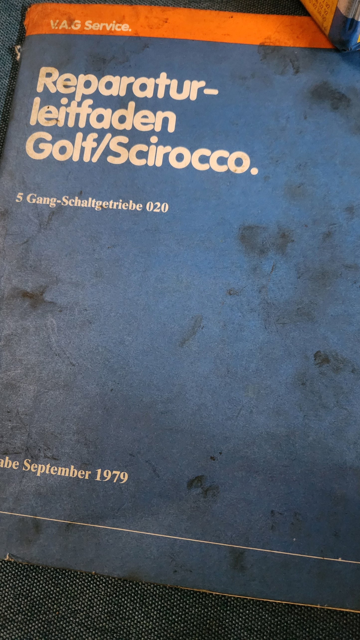 Golf 1 Jetta 1 Scirocco 1/2 Reparaturleitfaden Werkstattbuch