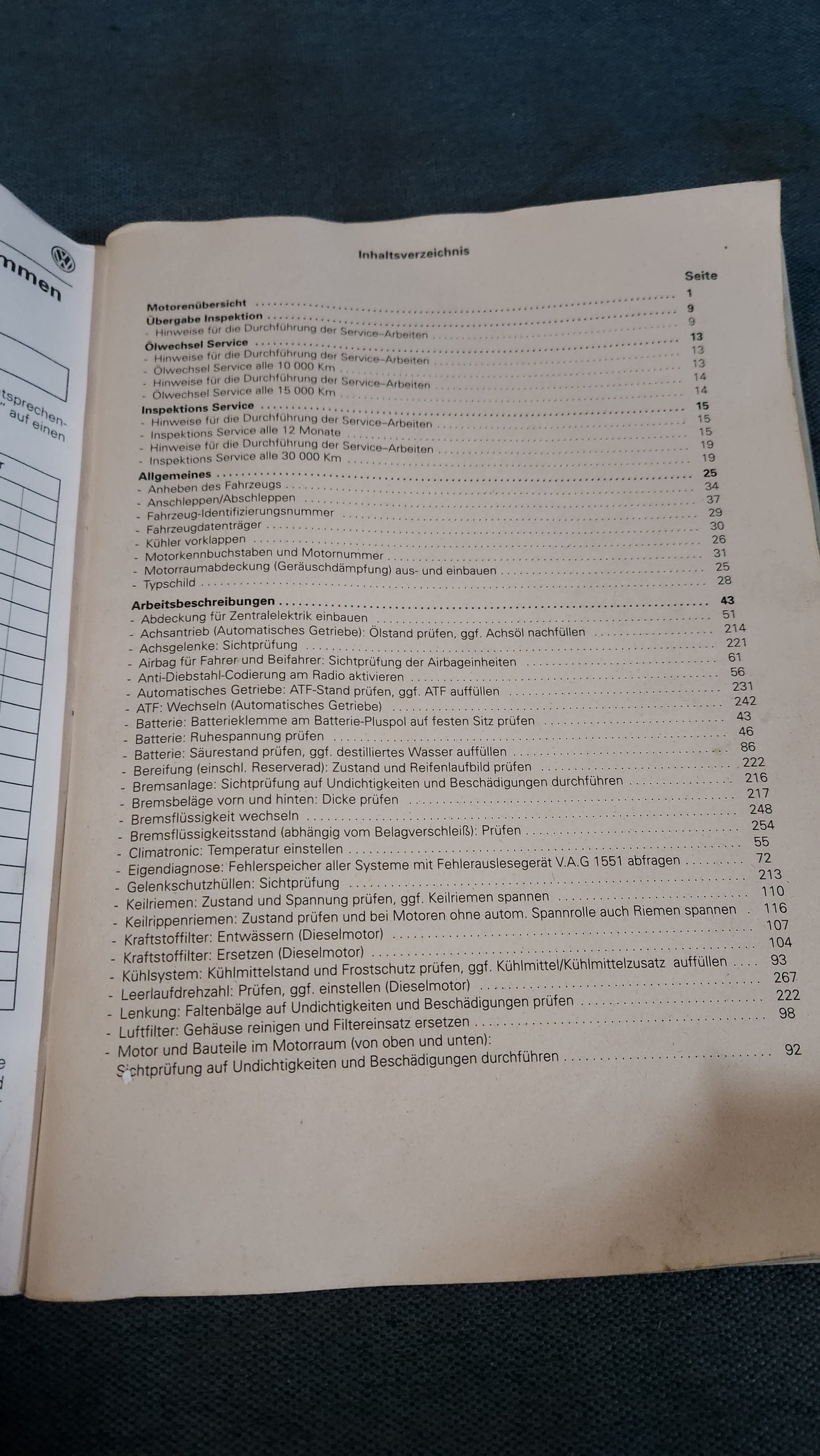 Transporter T4 Bus Instanhaltung genau genommen Reparaturleitfaden Werkstattbuch