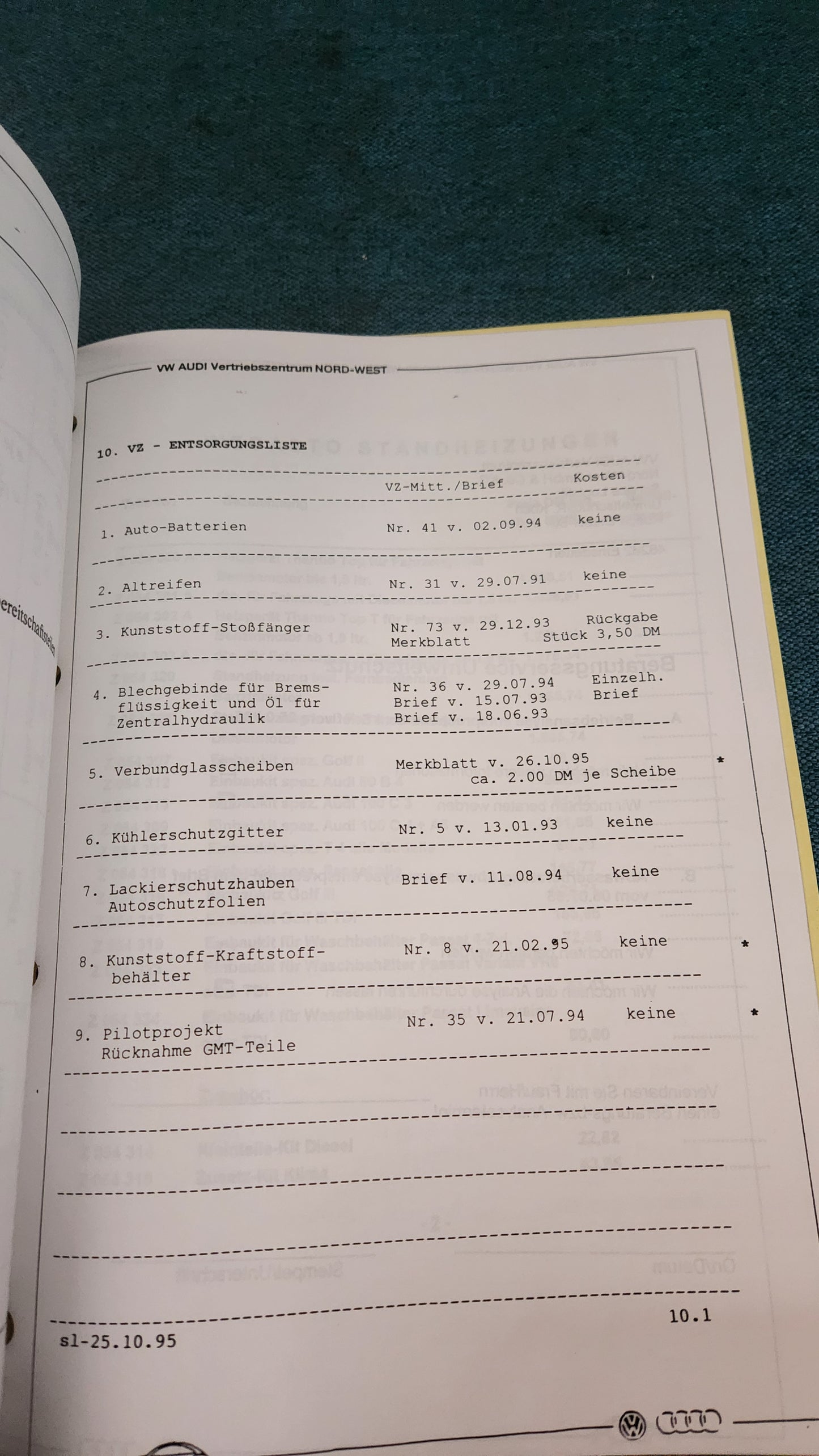 Service Conference Workshop Manual
