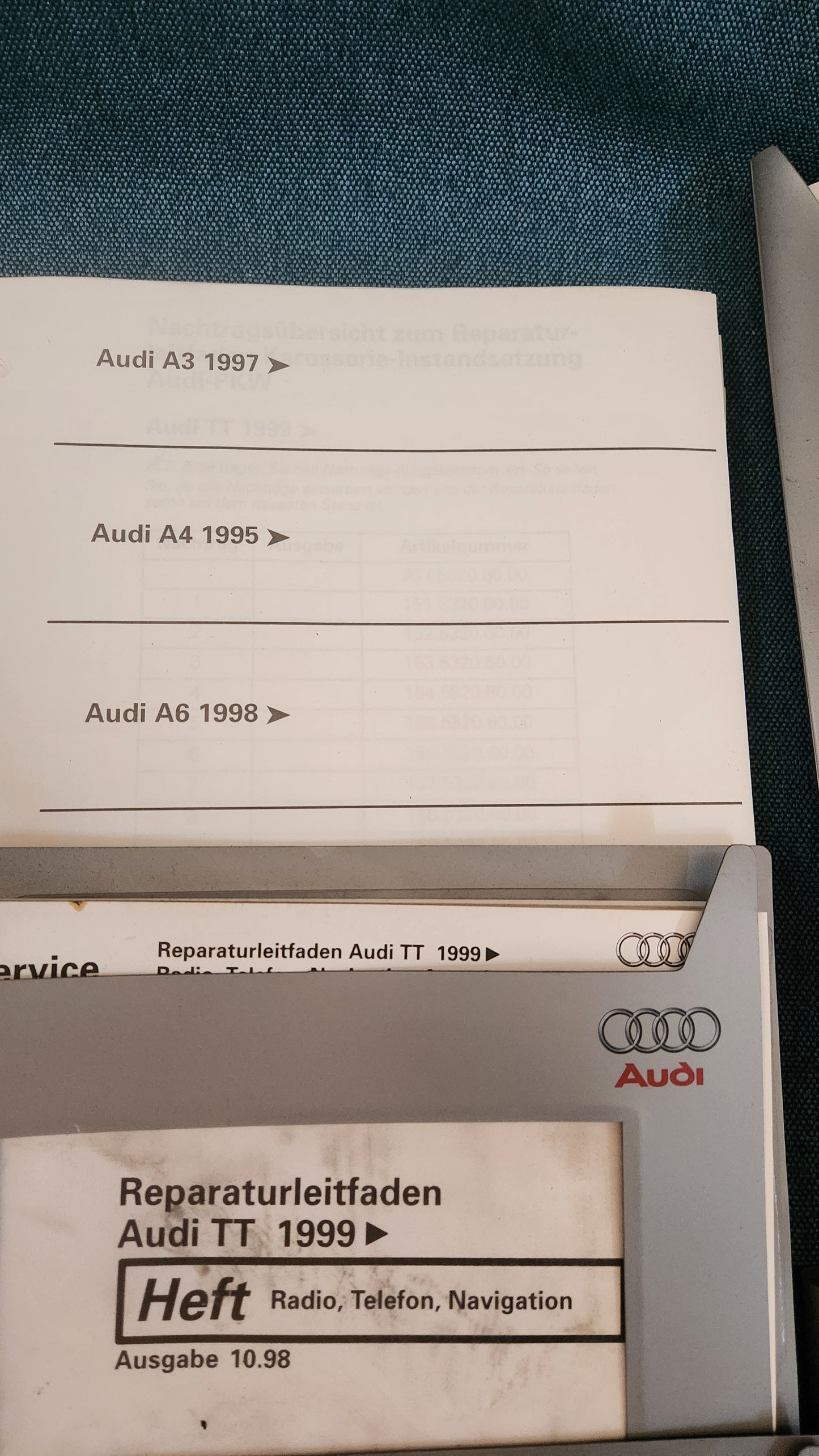 Repair manual, workshop manual