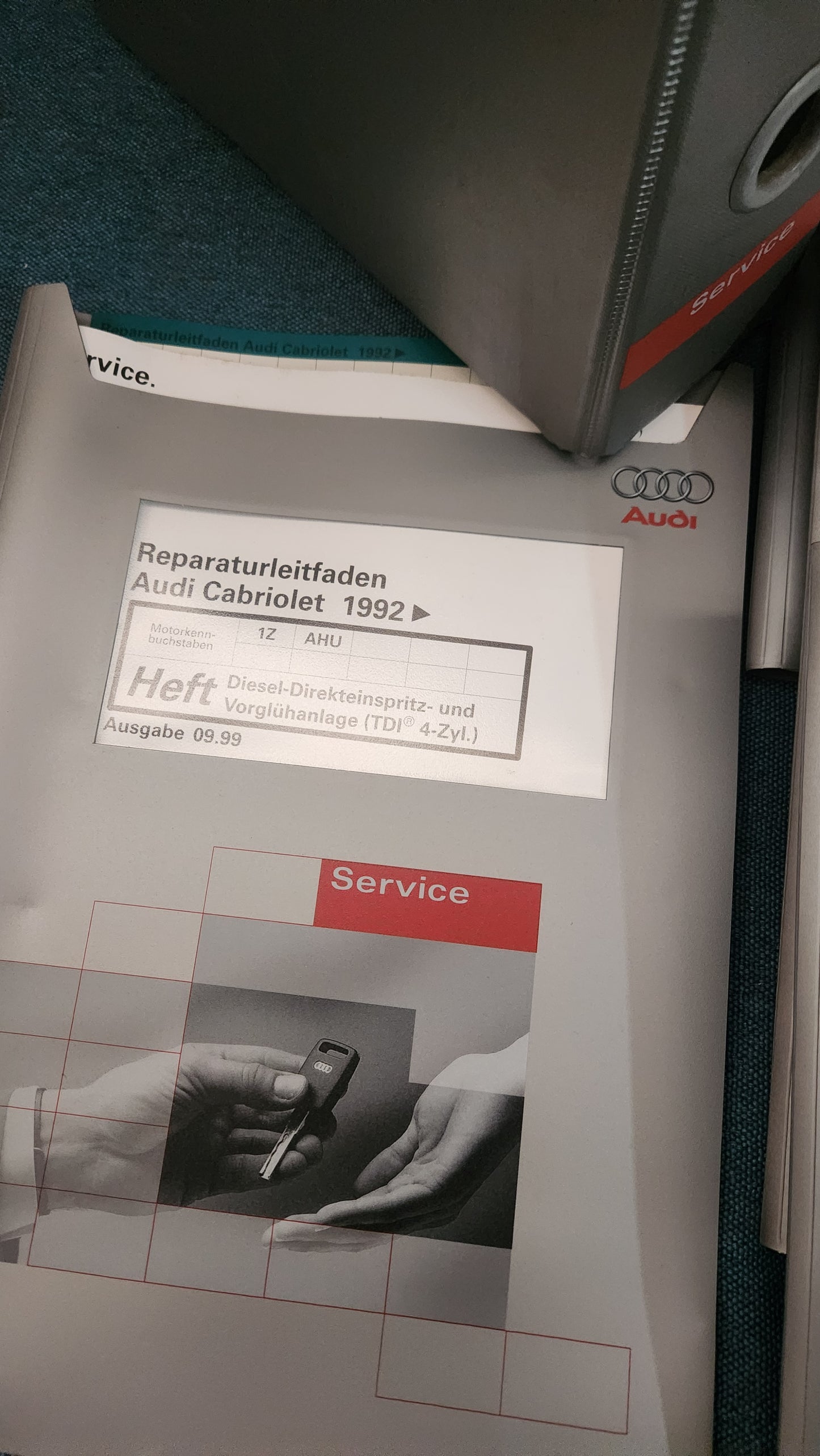 Audi 80 Cabriolet Typ 89 B4 Reparaturleitfaden Werkstattbuch