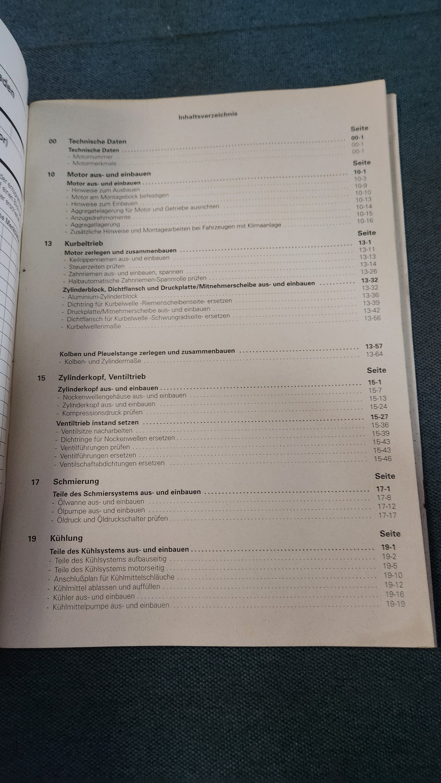 Golf 4 Bora AHW AKQ APE Engine Repair Manual Workshop Manual