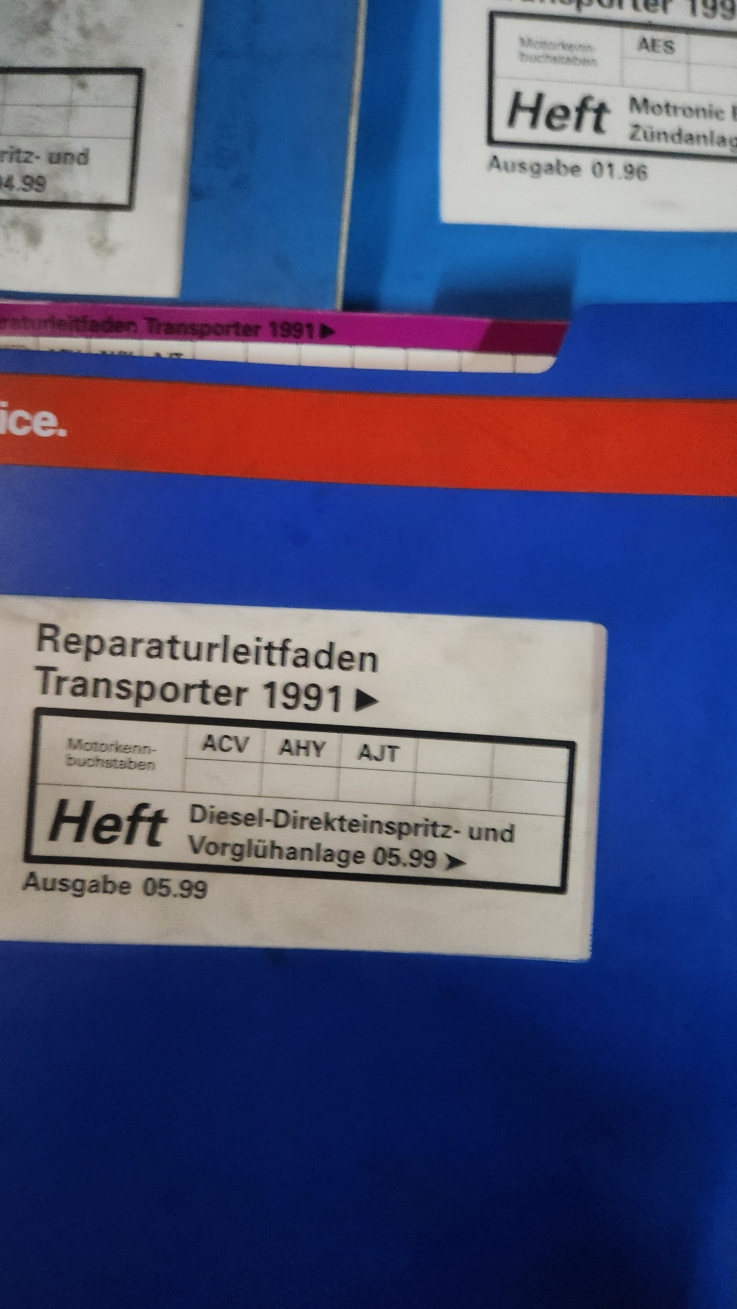 T4 Bus Reparaturleitfaden Werkstattbuch