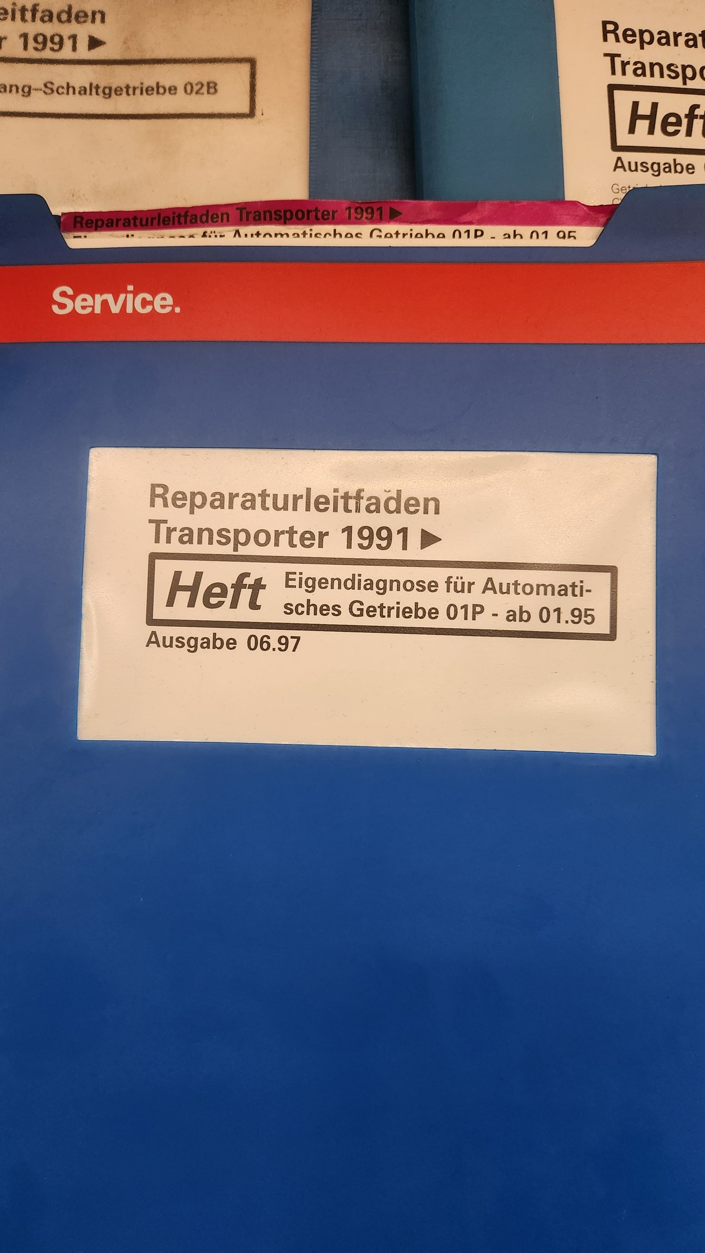 T4 Bus Reparaturleitfaden Werkstattbuch Z2
