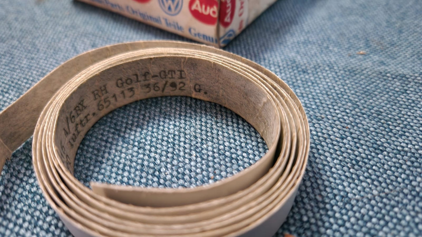 Golf 2 Zierstreifen GTI Aufkleber 16V NOS 191853516A A1