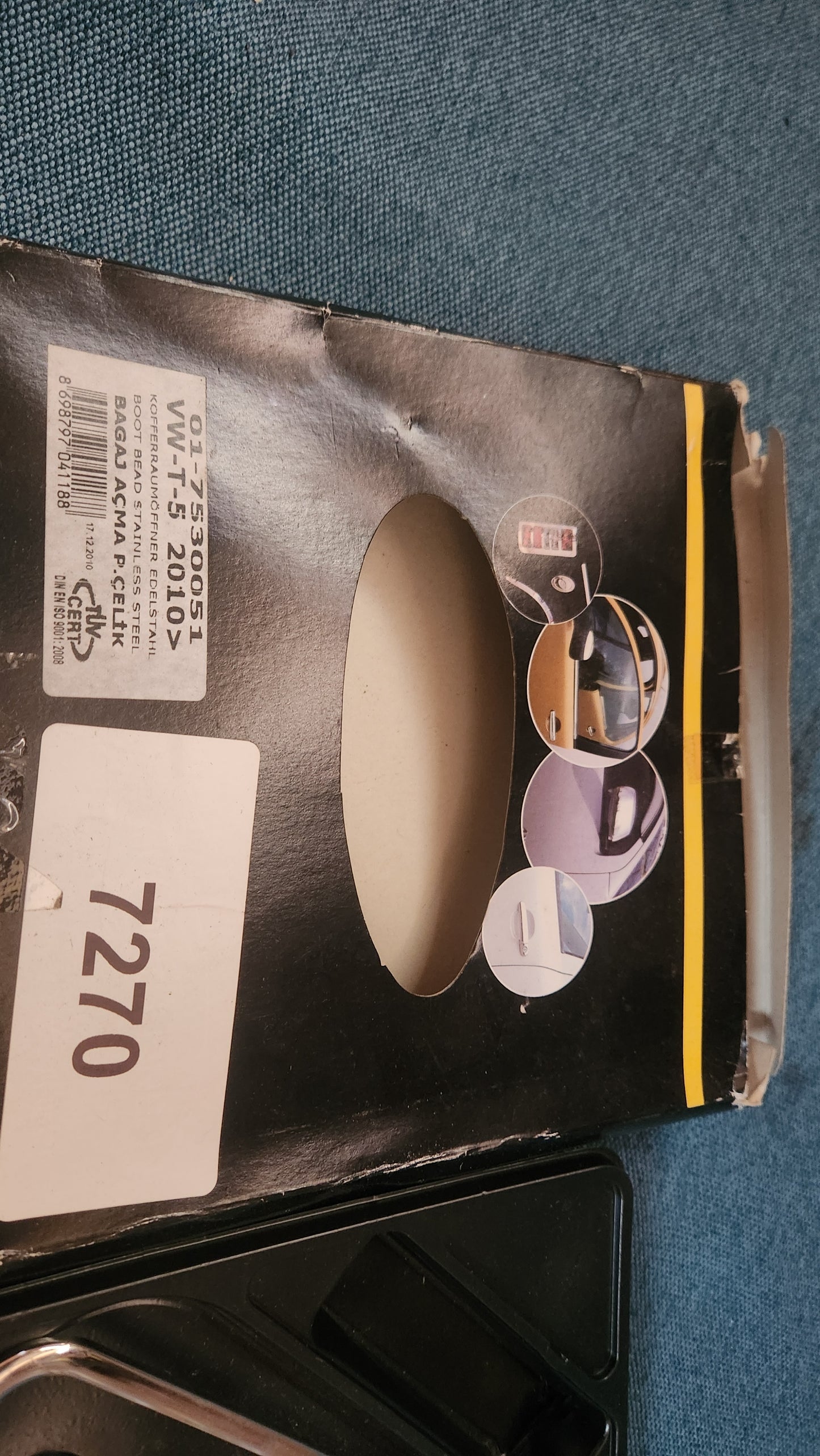 T5 Bus Chrome Edelstahlabdeckung Koferraum 017530051 Neu A2