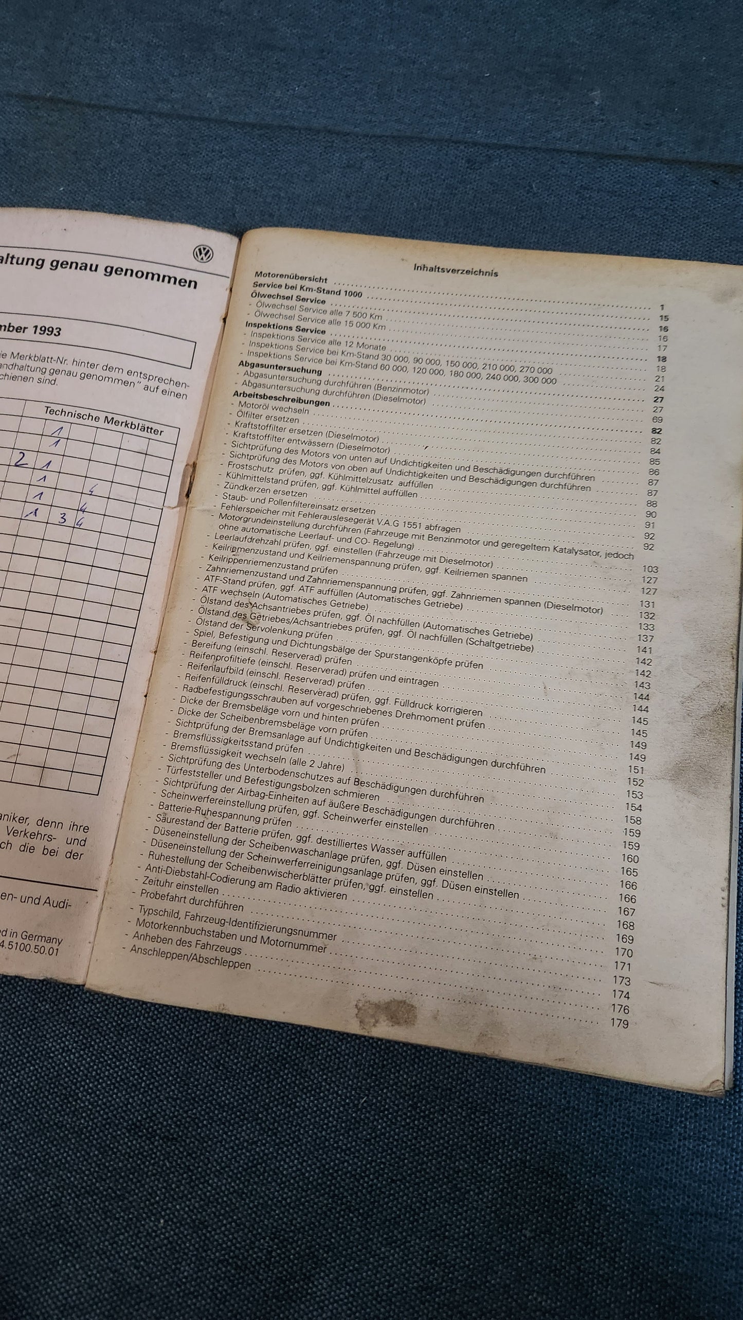 Passat B3 Maintenance, Strictly speaking, 1988 Repair Manual Workshop Manual