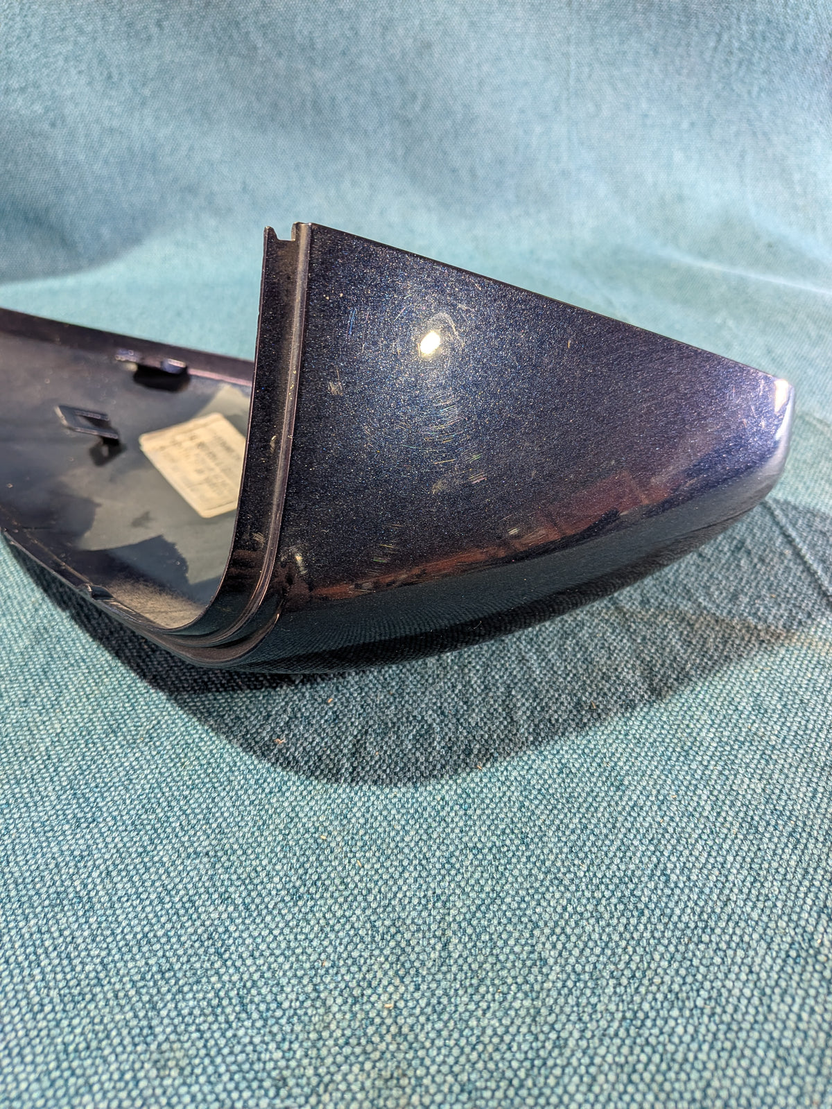 Außenspiegel Abdeckung Blau Golf 7/Touran 510857538A LH5X Gebraucht C10