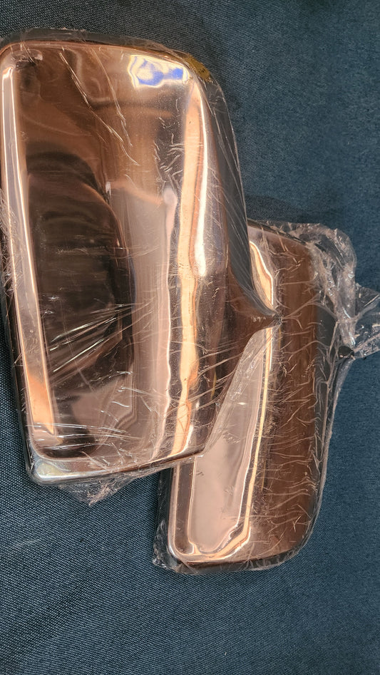 VW Crafter Chrom Spiegelabdeckung Kappen Nos D7