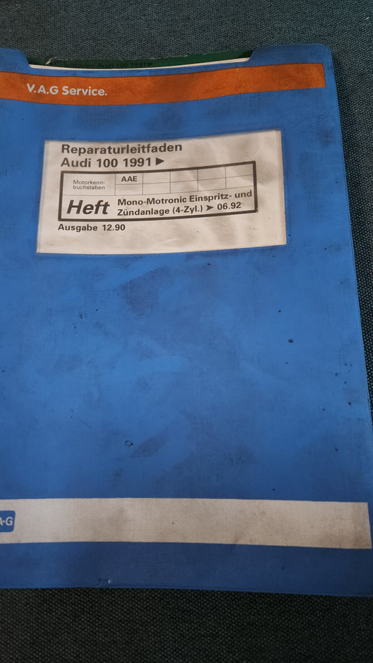 Audi 100 C4 AEE Motor Reparaturleitfaden Werkstattbuch
