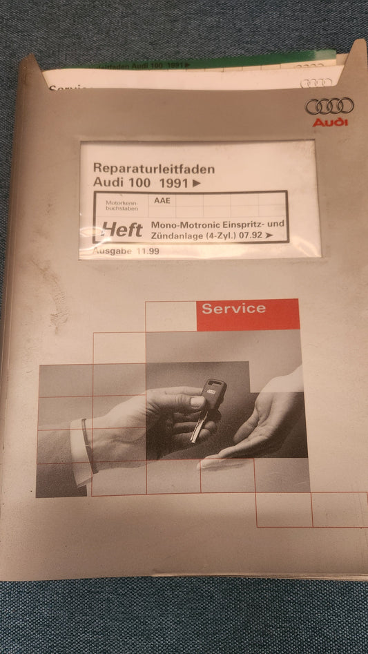 Audi 100 C4 AAE Motor  Reparaturleitfaden Werkstattbuch