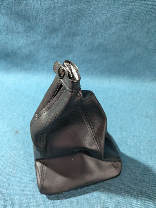 Gearstick Gaiter Leather Black Fiat Uno 182776880 NOS H1