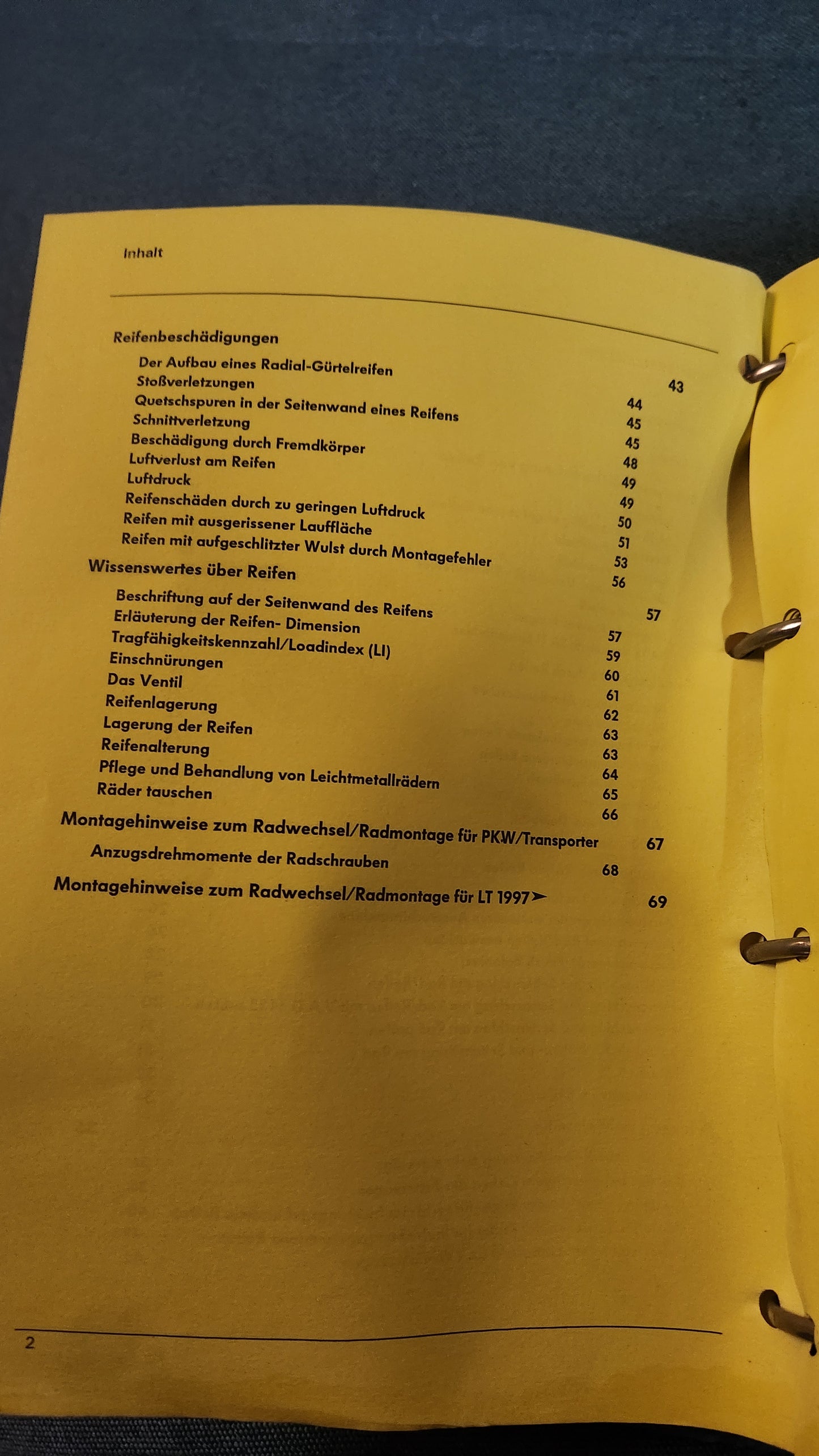 Wheels and Tires Workshop Manual Repair Guide Rims