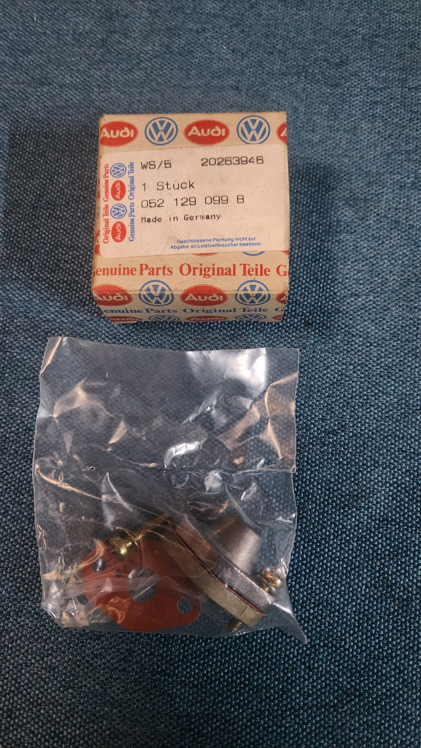 Teillastanreicherung Ventil Audi 80/B2/Golf/Jetta/2/Passat B2/Polo 86C 052129099B Nos