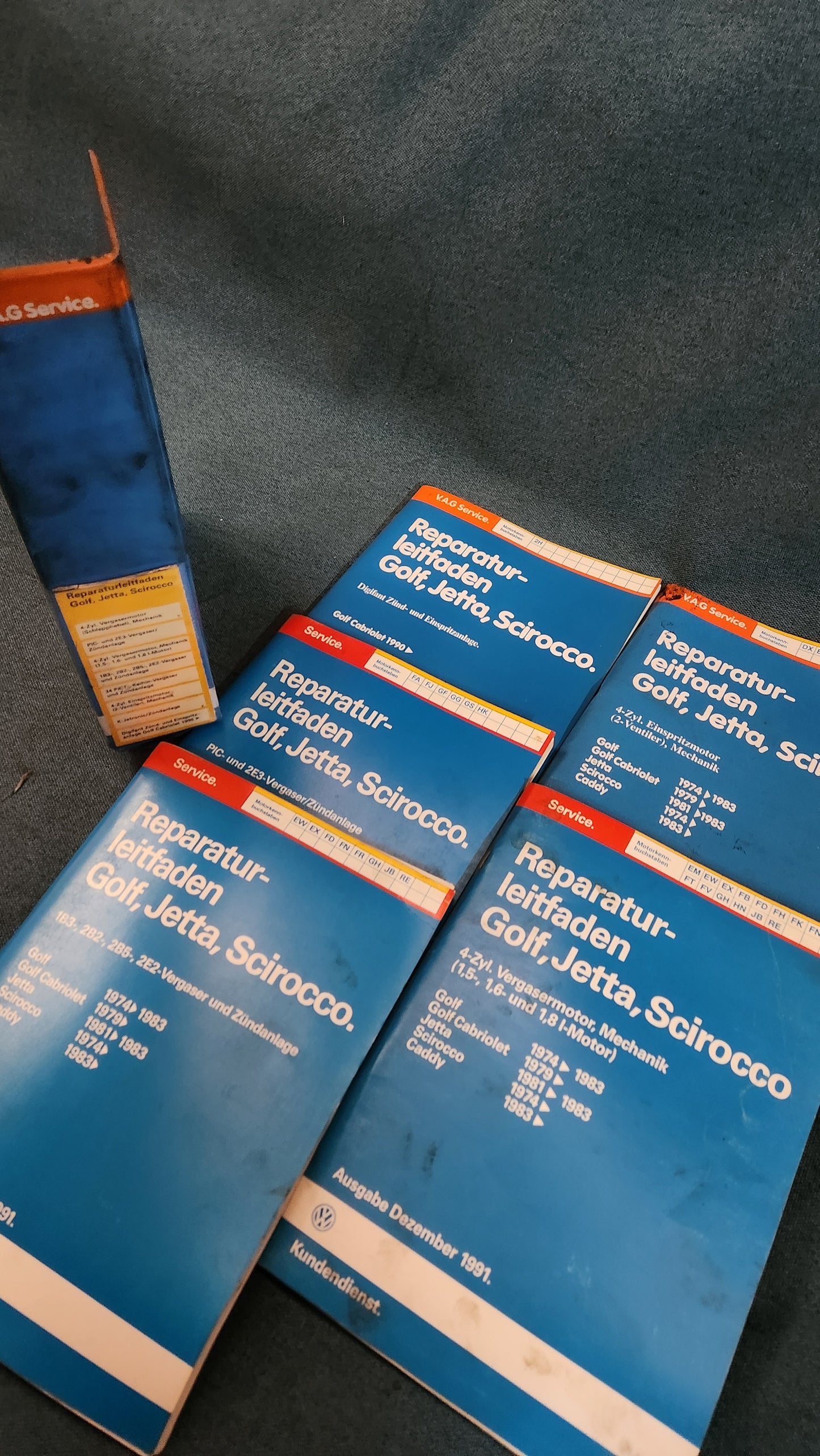 Golf 1 / Cabrio Jetta 1 Scirocco 1/2 Reparaturleitfaden Werkstattbuch