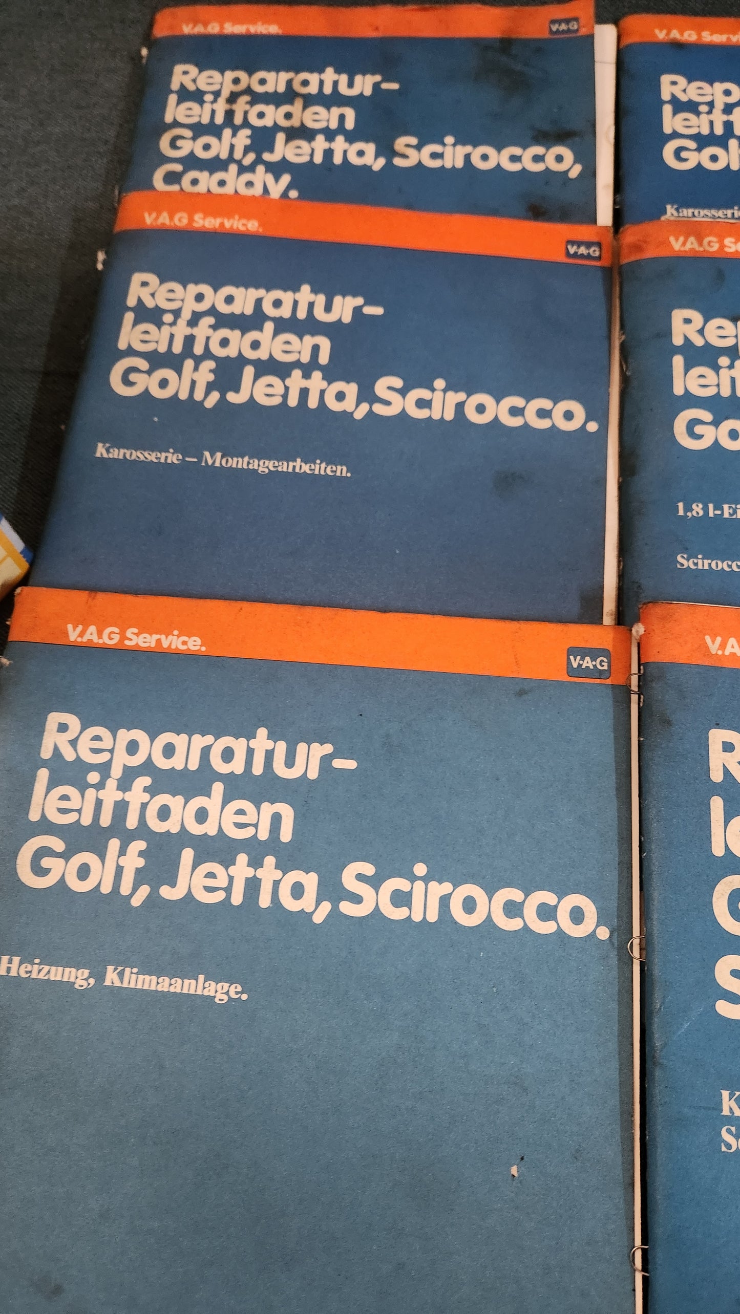 Golf 1/Cabrio Jetta 1 Scirocco 1/2 Reparaturleitfaden Werkstattbuch