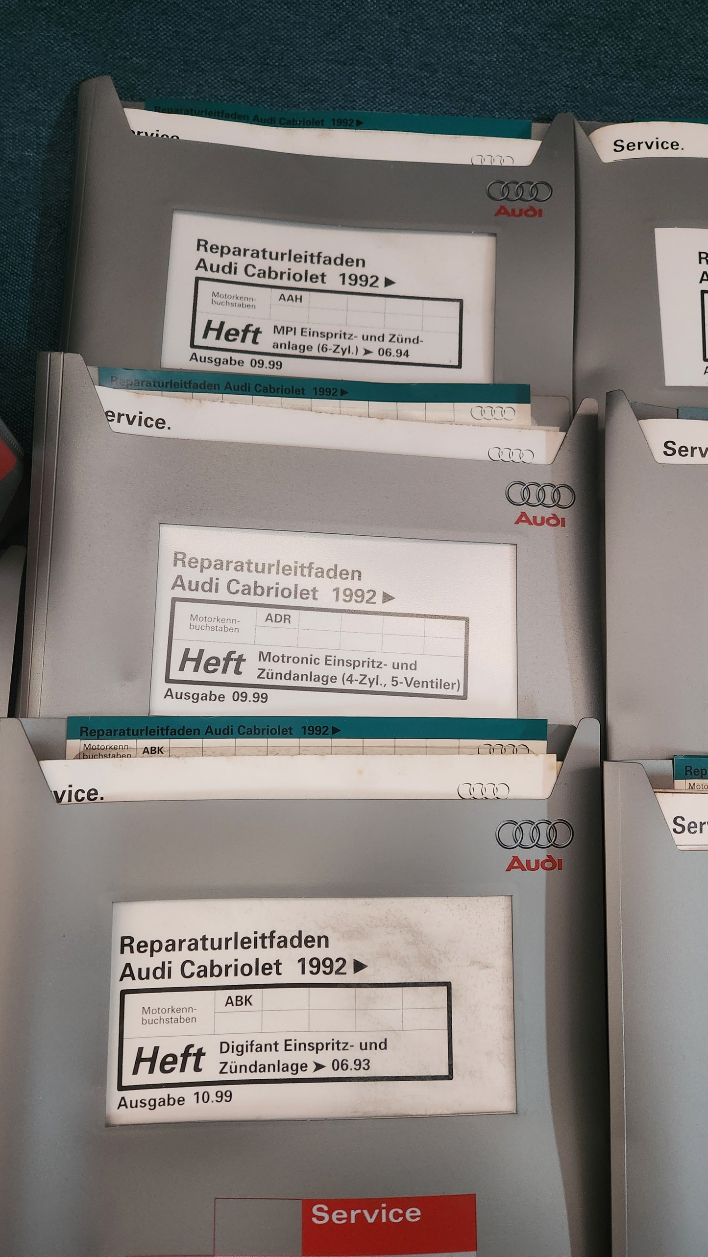 Audi 80 Cabriolet Typ 89 B4 Reparaturleitfaden Werkstattbuch