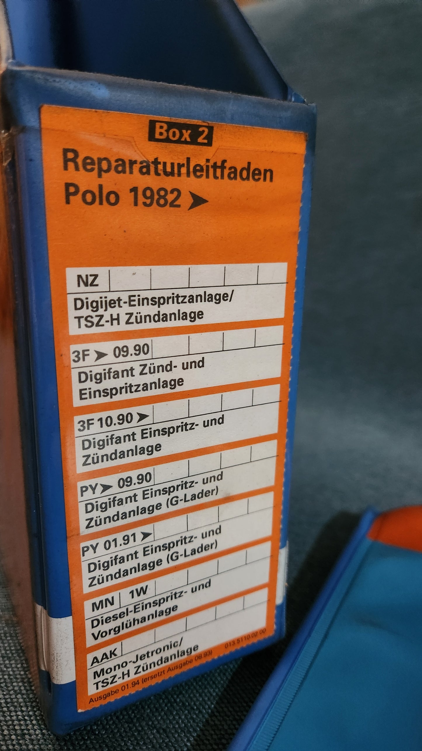 Polo 86C Reparaturleitfaden Werkstattbuch
