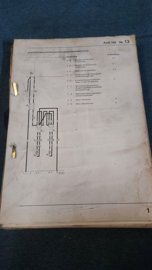 Audi 100 C1 Reparaturleitfaden Werkstattbuch