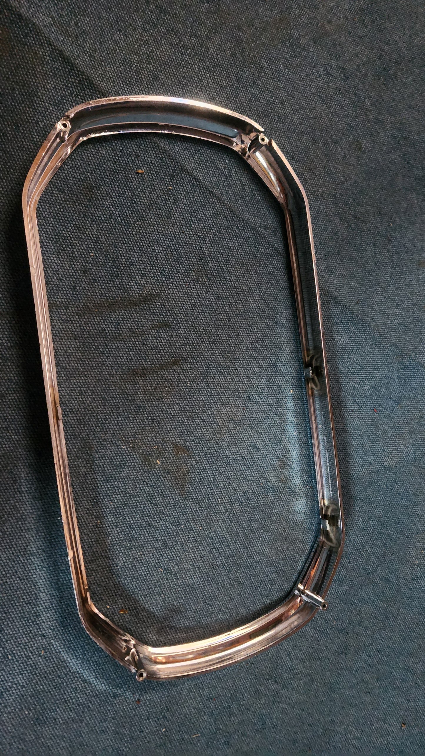 Lancia Beta Coupe Spider Scheinwerfer Chrom Abdeckung 82333164 Nos B3