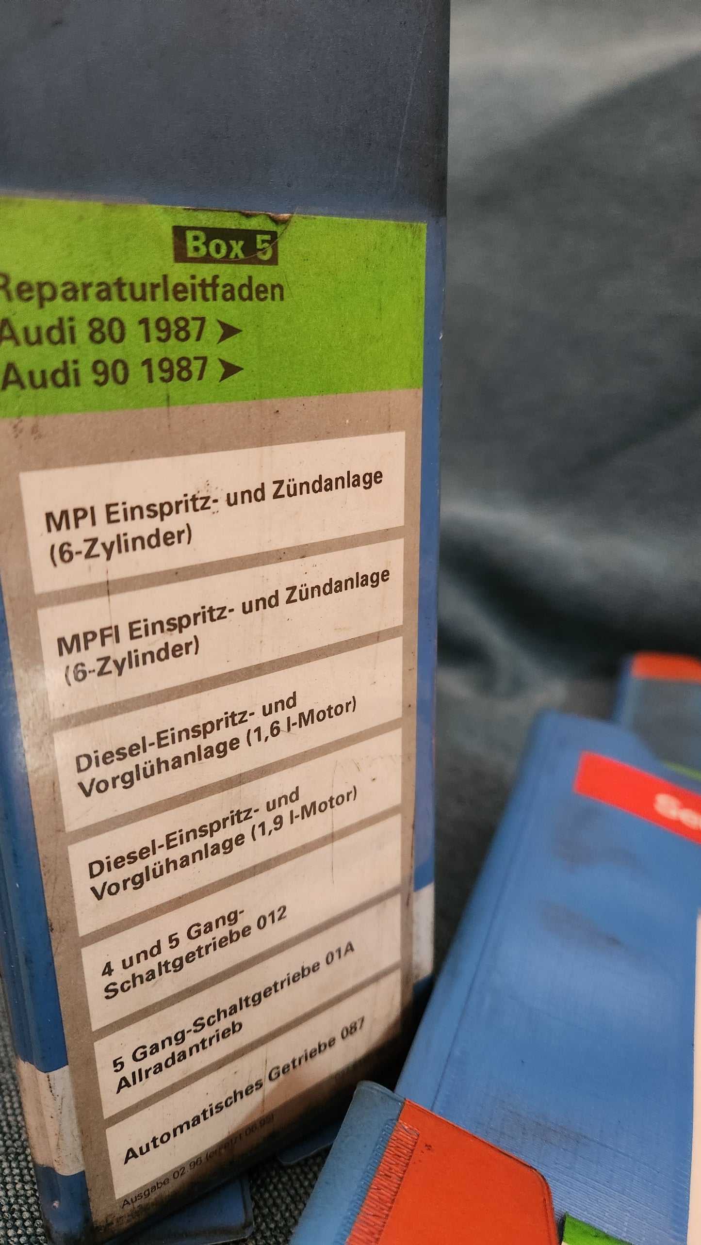 Audi 80 B3 Repair Manual Workshop Manual Z1
