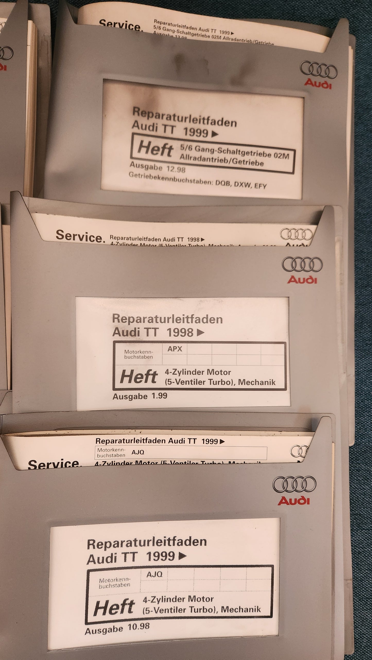 Audi TT Reparaturleitfaden Werkstattbuch Z1