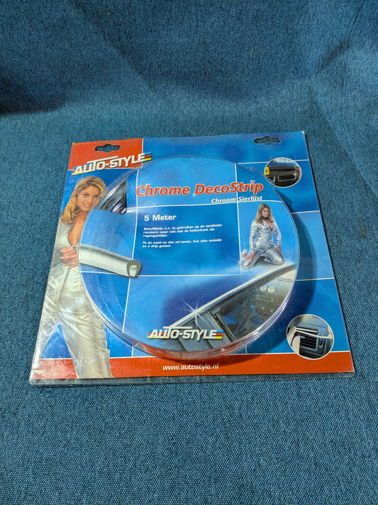 Chrome trim strips car style NOS/new F10