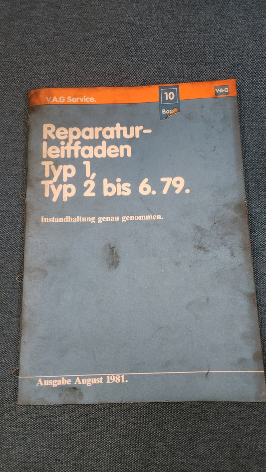 Type 1/2 Maintenance, more precisely: Repair manual, workshop manual