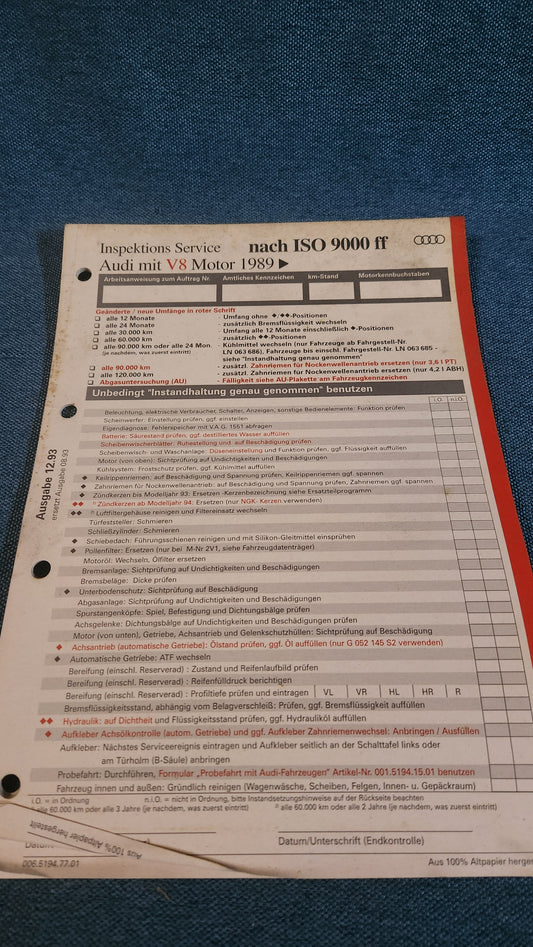 Repair manual, workshop manual