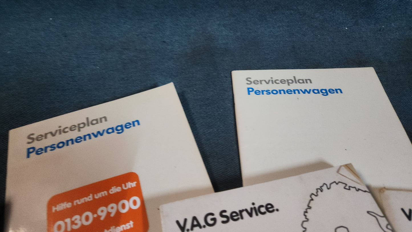 Golf 2 Service Heft Betriebsanleitung Bedienungsanleitung Bord Buch C3
