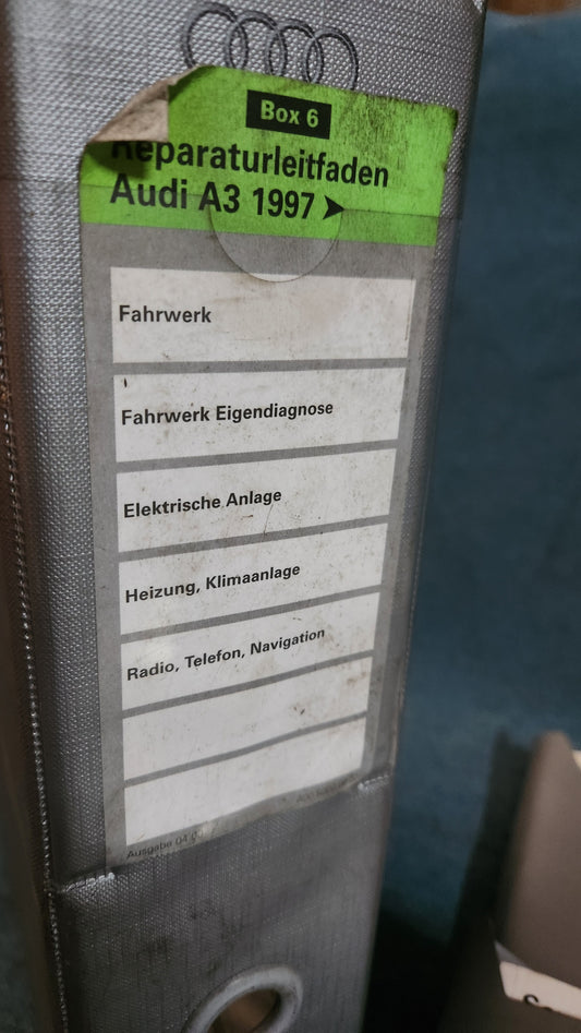 Audi A3 8L Reparaturleitfaden Werkstattbuch