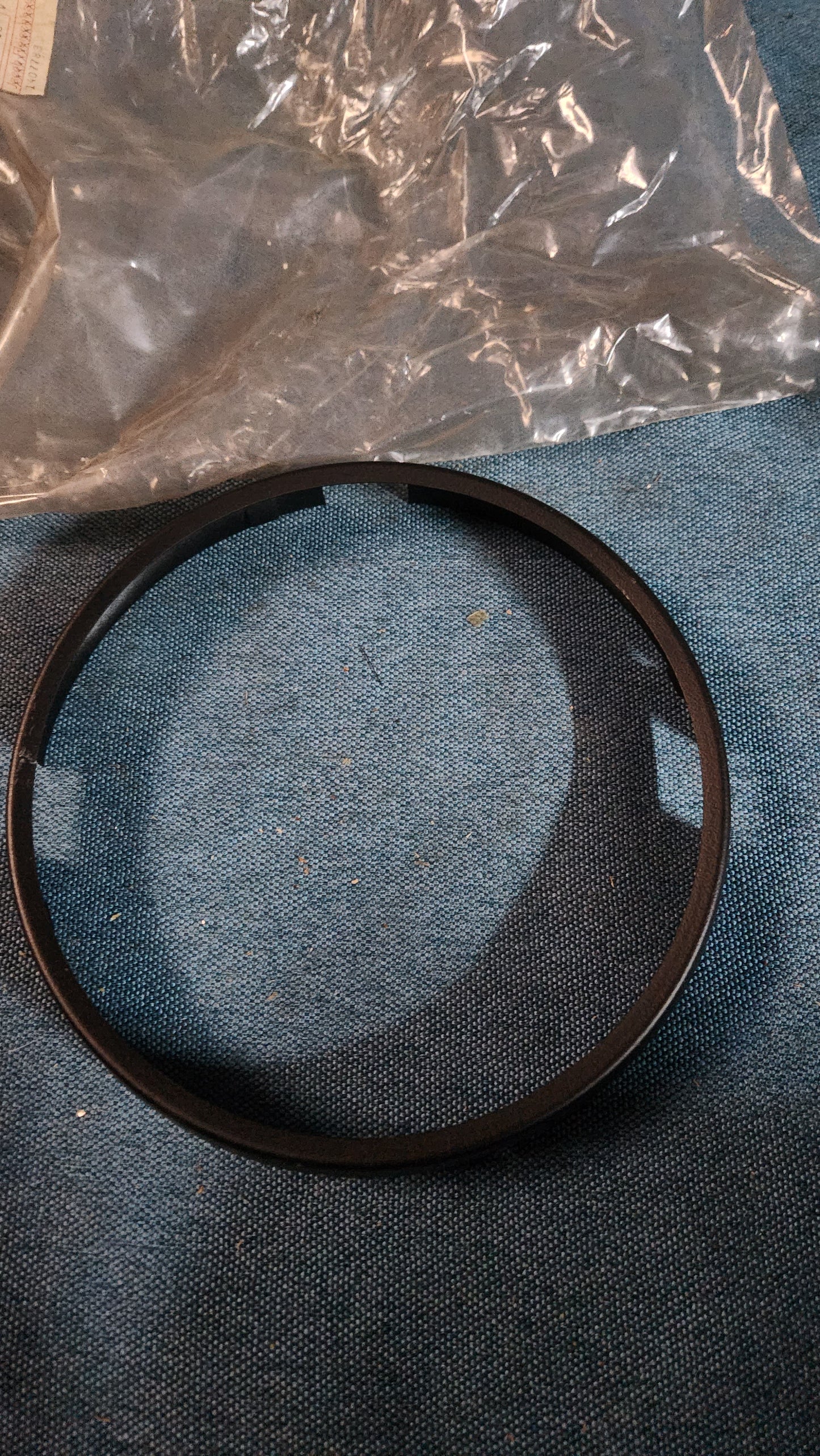 Golf 1 Scheinwerfer Abdeckung Schwarz 171941175 Nos E5
