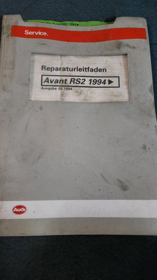 Audi Rs2 Avant Reparaturleitfaden Werkstattbuch Rarität
