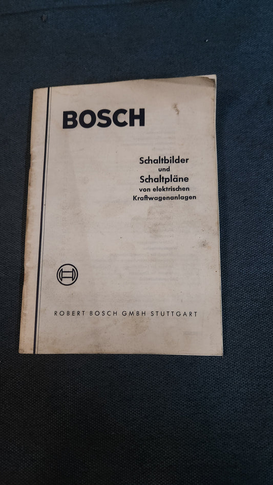 Bosch wiring diagrams/circuit diagrams for electric motor vehicles, workshop manual, repair guide