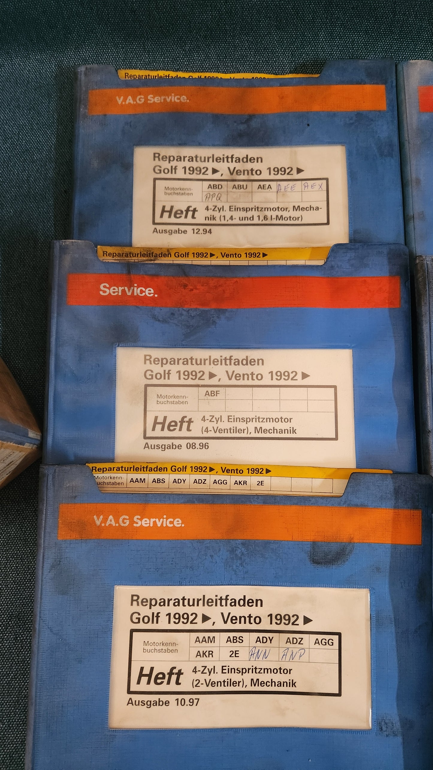Golf 3/Vento Reparaturleitfaden Werkstattbuch