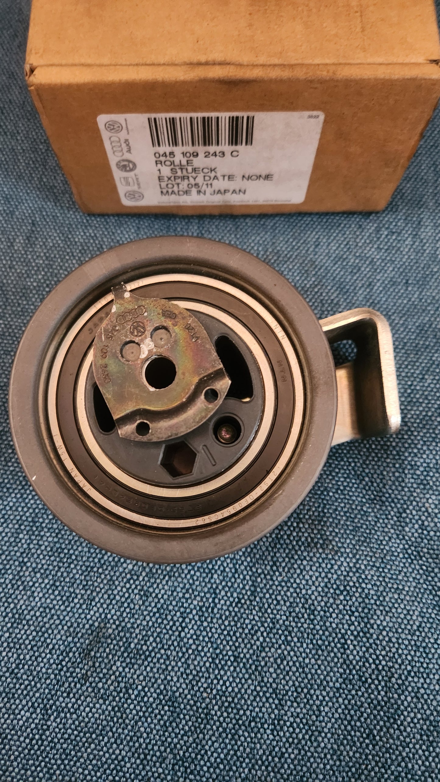 Tensioner Toothed Belt Audi A2/A3 8L/A4 B5/A6 C5/Passat 3B/BG/Lupo/Golf 4/Bora 045109243C Nos F4