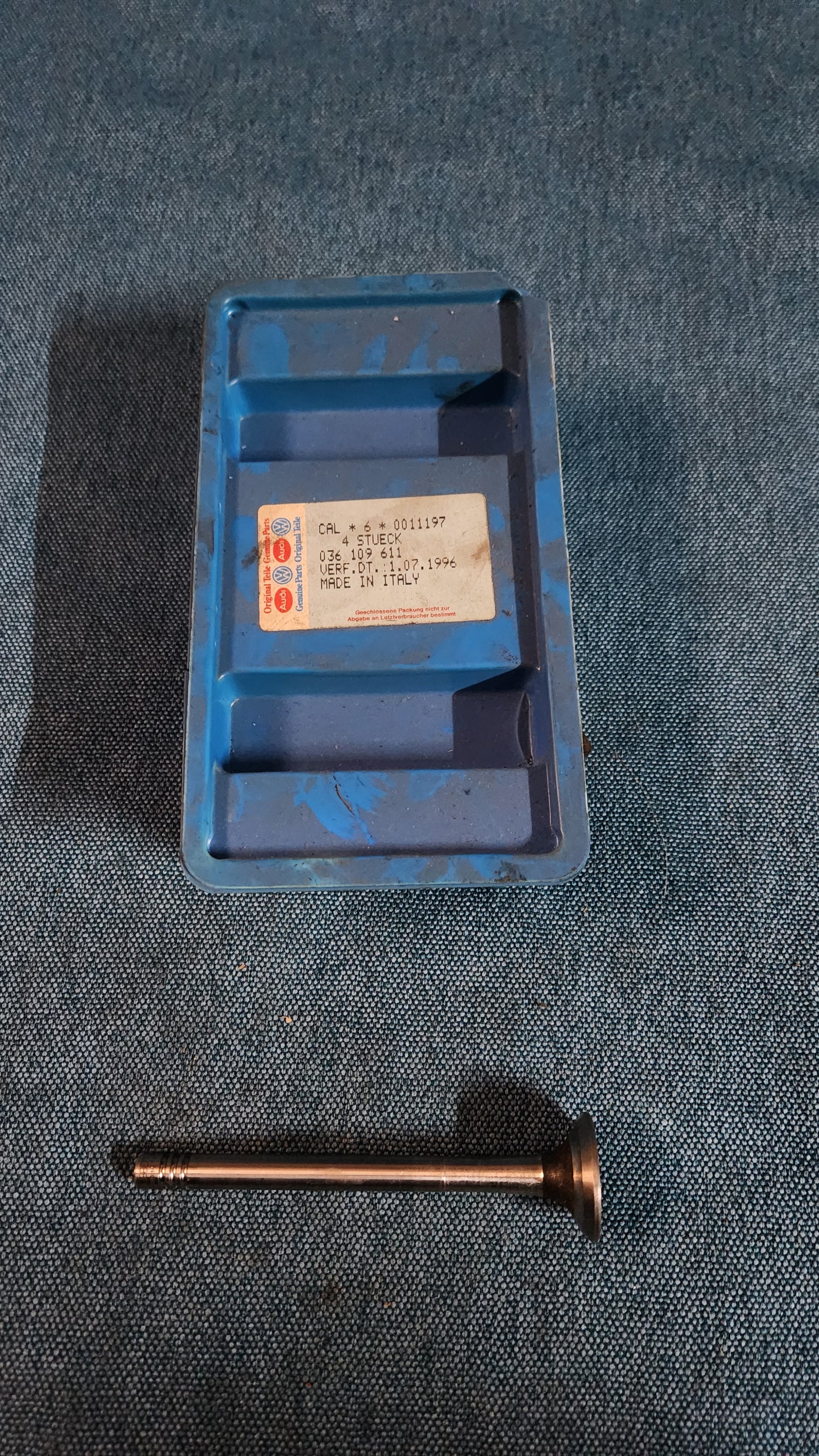 Auslassventil für Golf/Jetta 2/ Scirocco 2/Polo86c 036109611 Nos H1