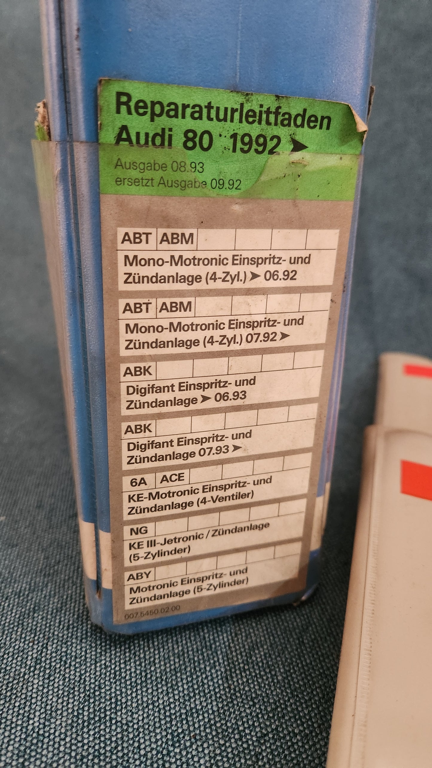Audi 80 B4 Reparaturleitfaden Werkstattbuch