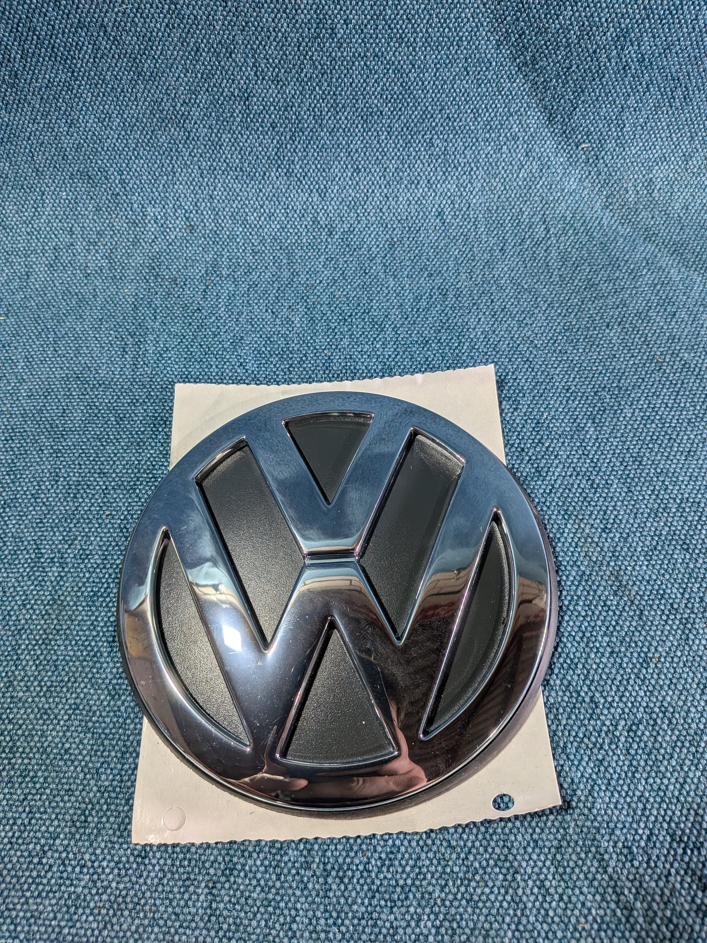 VW Emblem Chrome Rear Golf 4 1J6853630B NOS C7