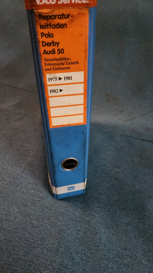 Audi 50/Derby Stromlaufpläne Reparaturleitfaden Werkstattbuch