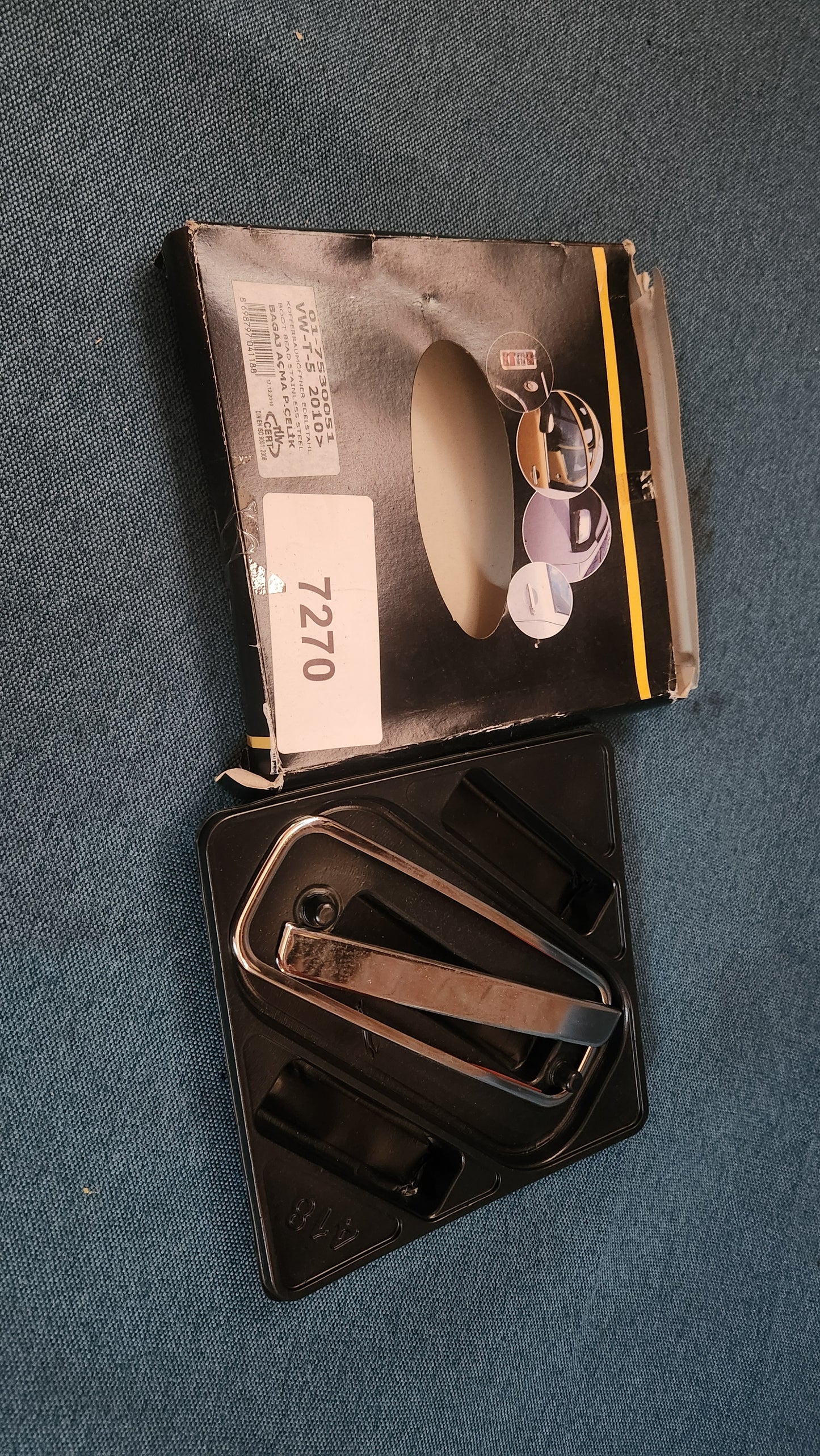 T5 Bus Chrome Stainless Steel Trunk Cover 017530051 New A2