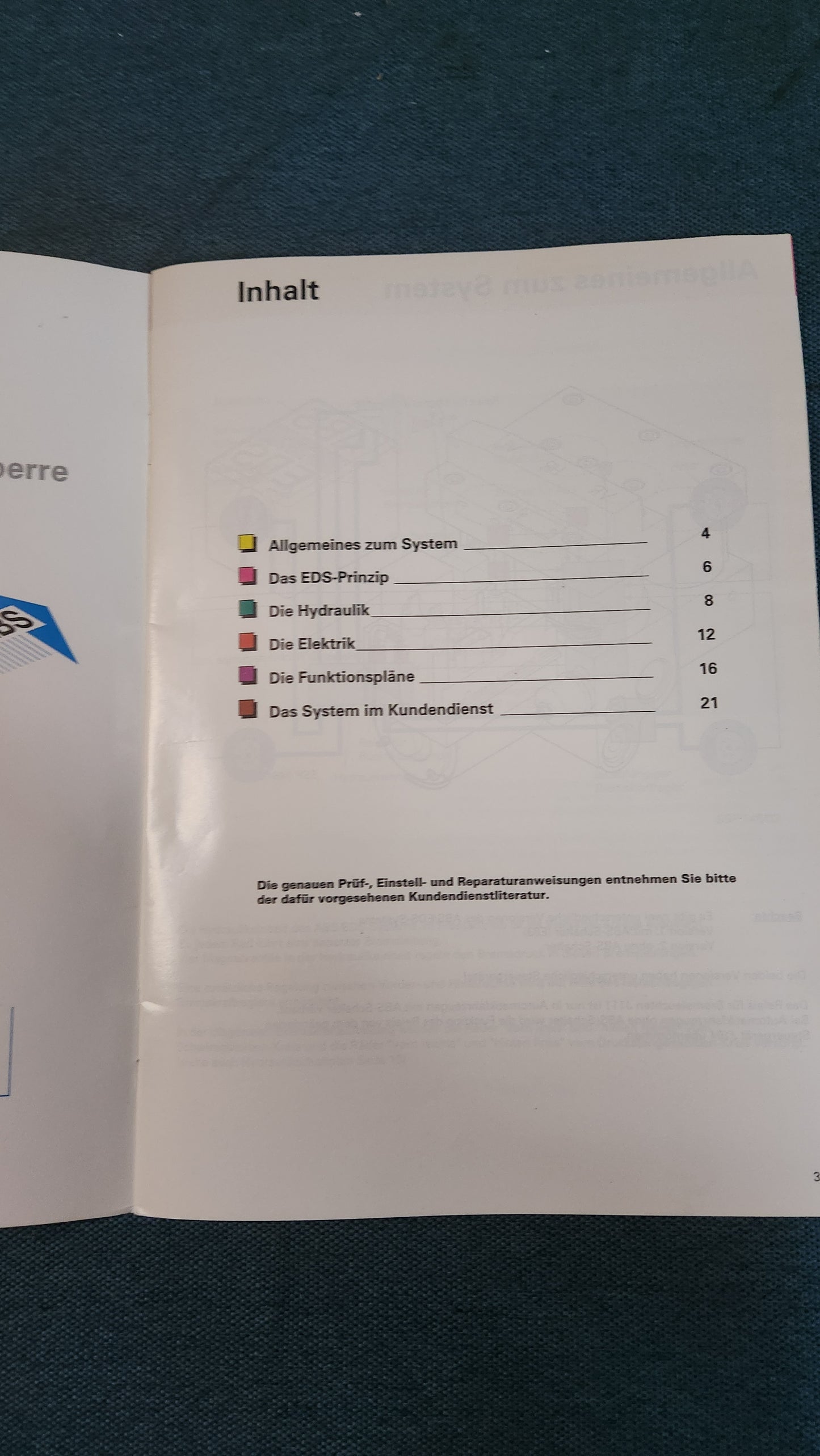 ABS with EDS (Bosch) in the Audi B4 Self-Study Program No. 148 Repair Manual Workshop Manual