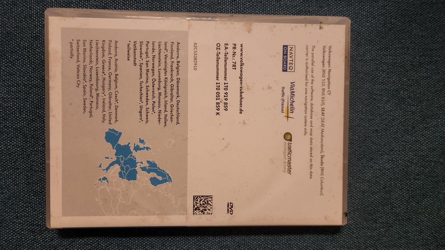 Volkswagen CY Europa West V6 Navigations CD