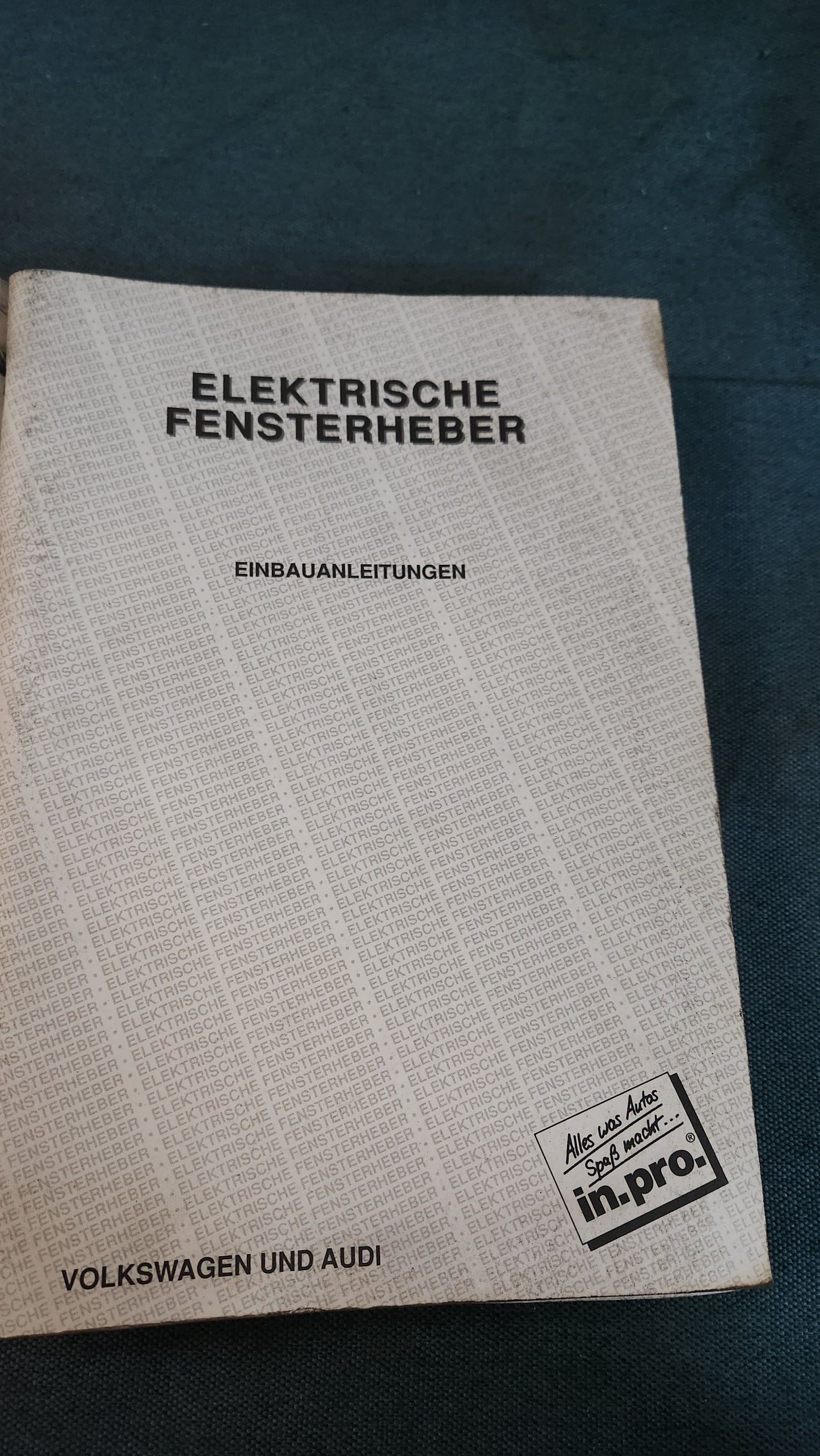 Installation instructions for Golf 2, Audi 100/200 C3, Passat B3, Audi 80 Cabriolet Coupe B3, A3, A4, A6, RS2 V8 B5; Repair manual, workshop manual