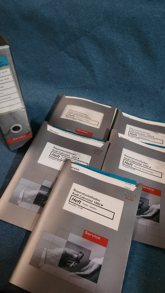 Audi 80 B4 Cabriolet Typ 89 Reparaturmeitfaden Werkstattbuch Z1
