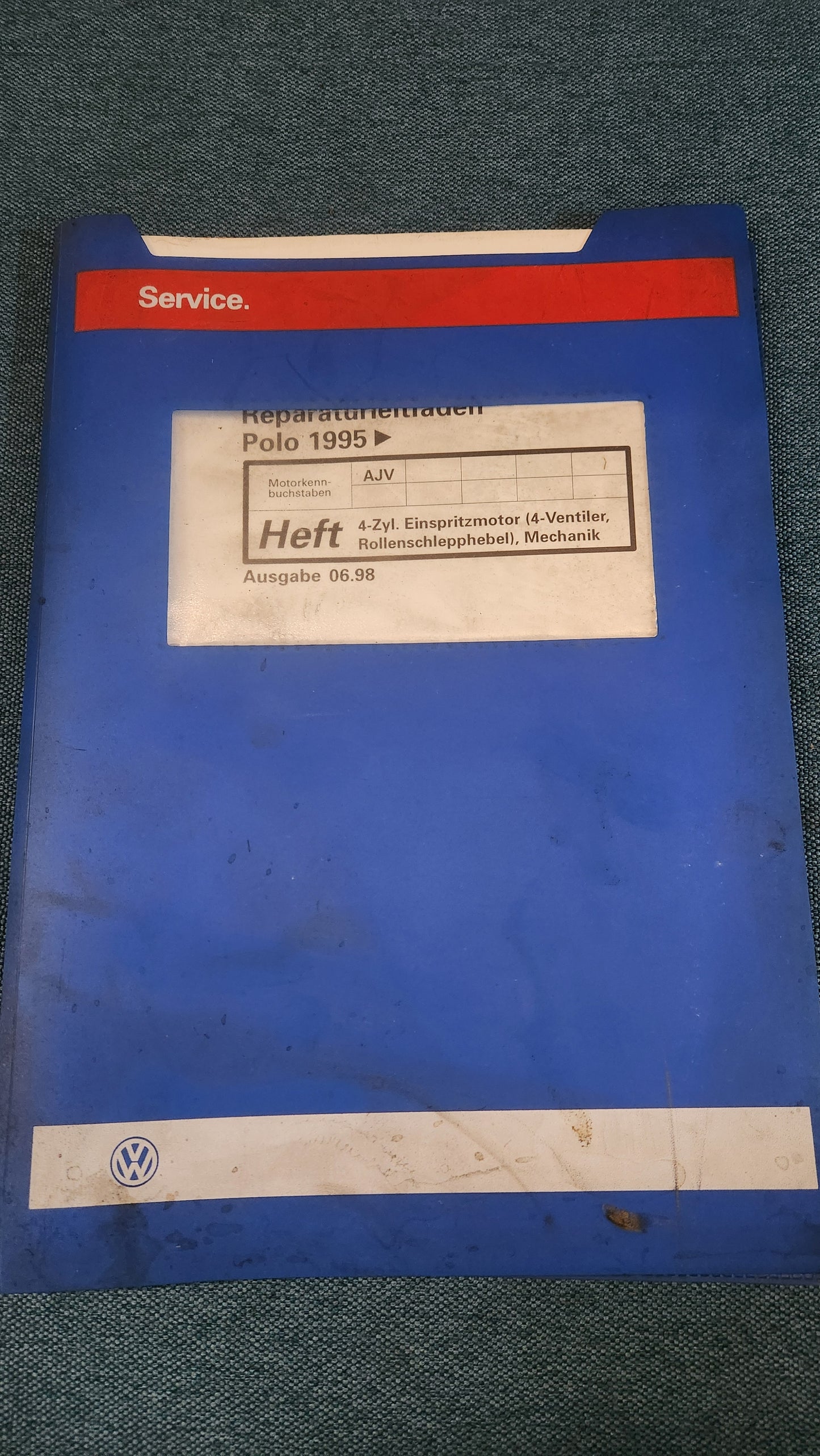 Polo 6N AJV Engine Repair Manual Workshop Manual