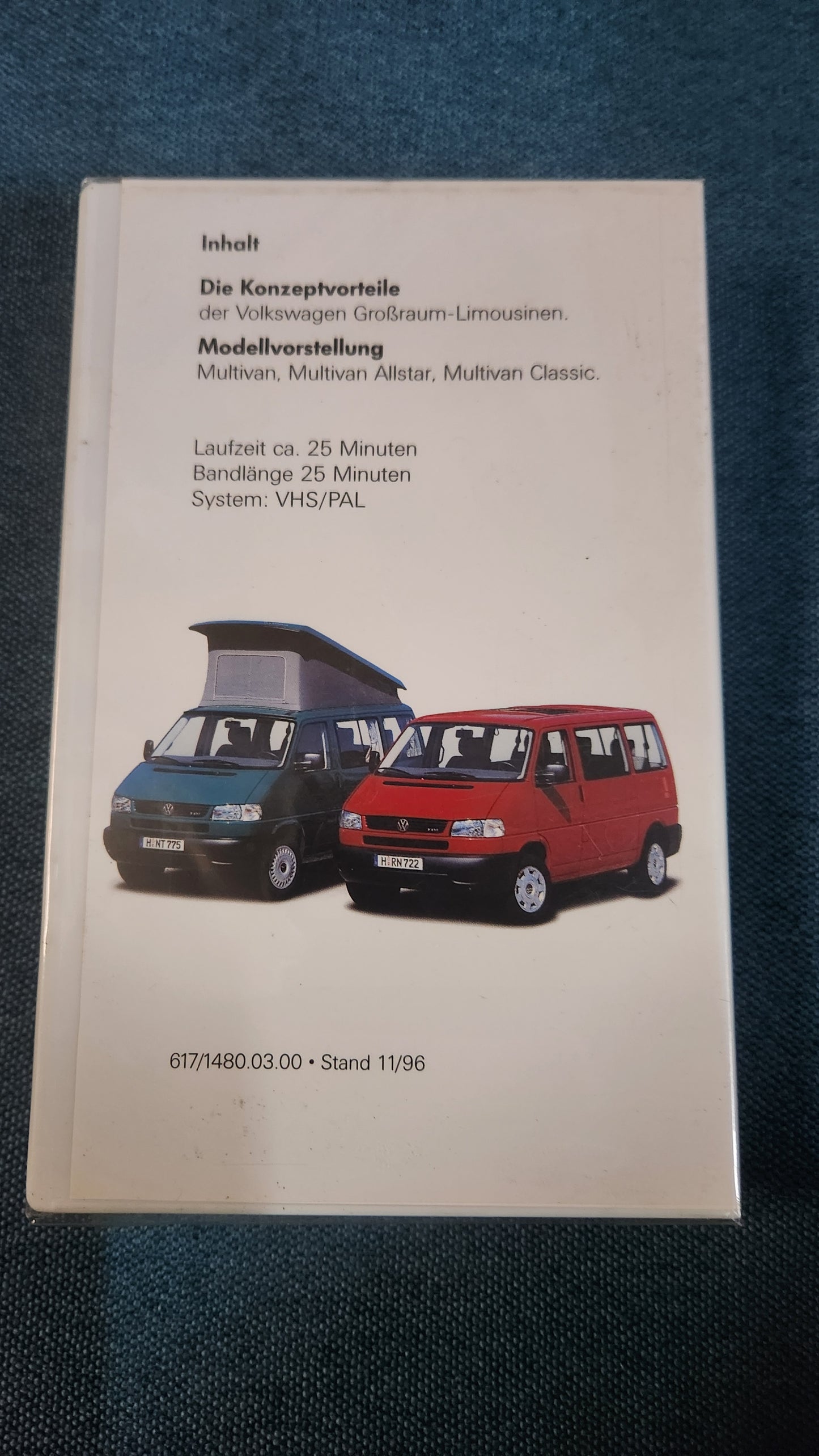 Multivan Das Multitalent T4 Bus Reparaturleitfaden Werkstattfilm VHS